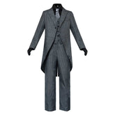 TV Cobblepot Penguin Gray Set Outfits Cosplay Costume Halloween Carnival Suit